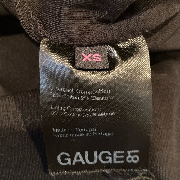 Gauge 81 Rochelle black micro rib asymmetric strap bodysuit. Sold@Revolve. XS - Picture 8 of 8